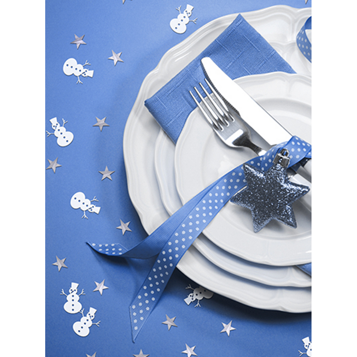 7g confettis métalliques - Bonhomme de neige