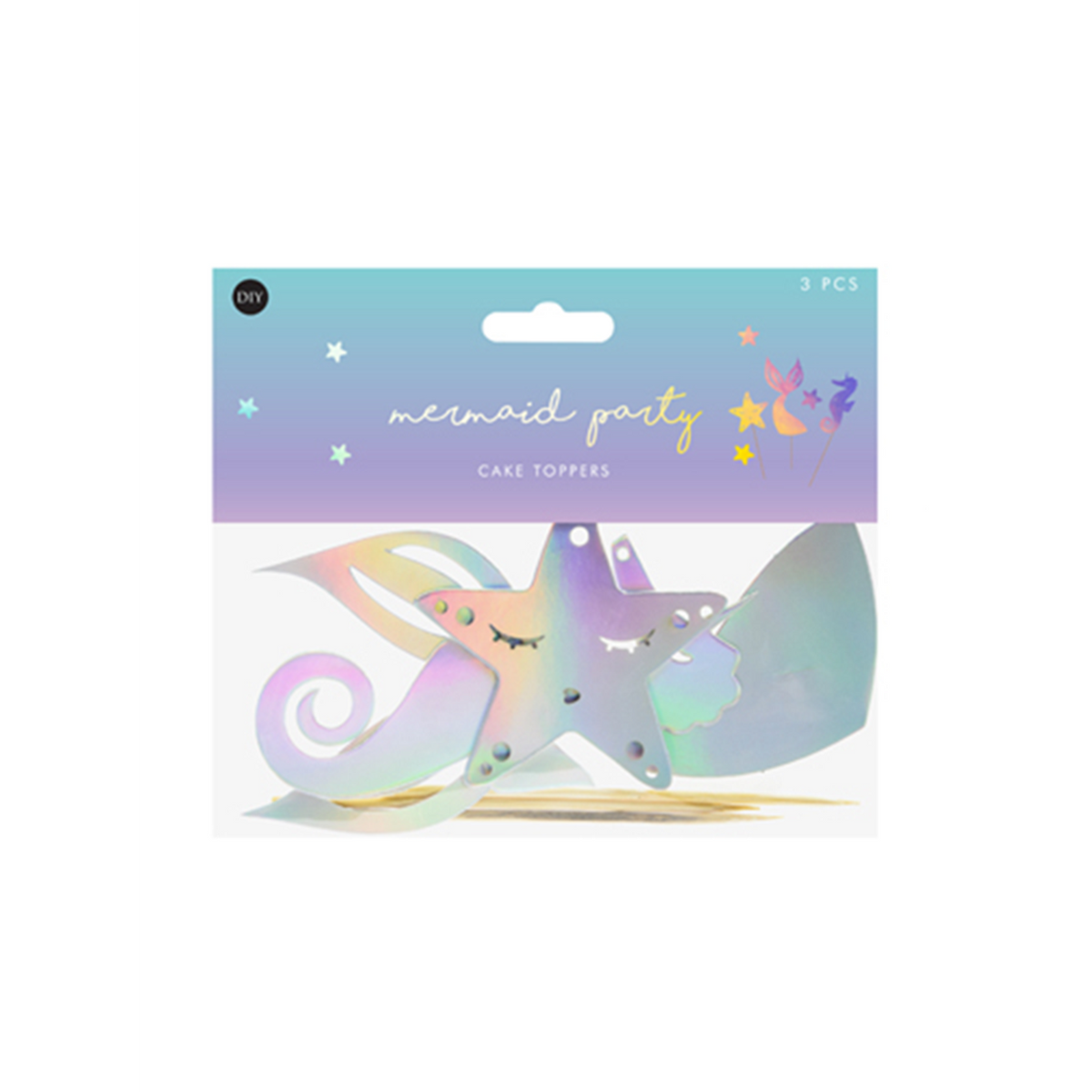 3 Cake Topper - Sirène
