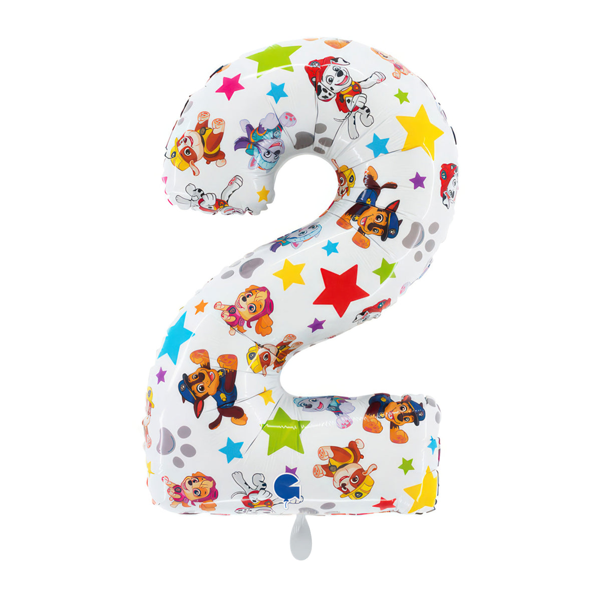 1 Ballon XL – Paw Patrol – Nummer Twee