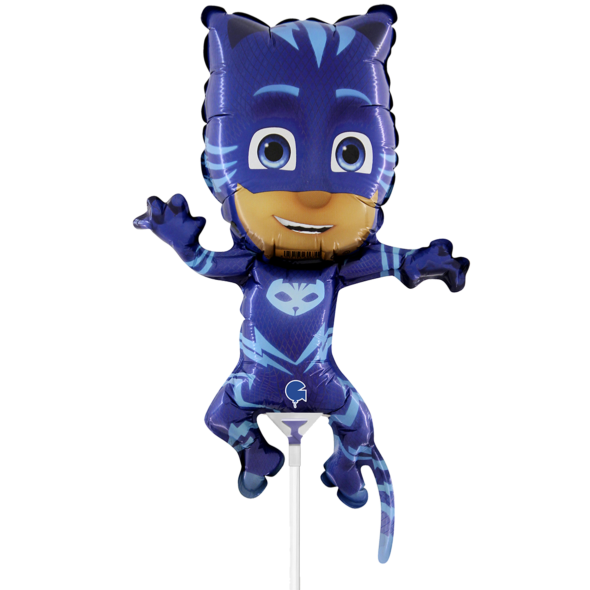 10 Miniballonnen Luchtgevuld - PJ Masks - Cat Boy (Onverpakt)