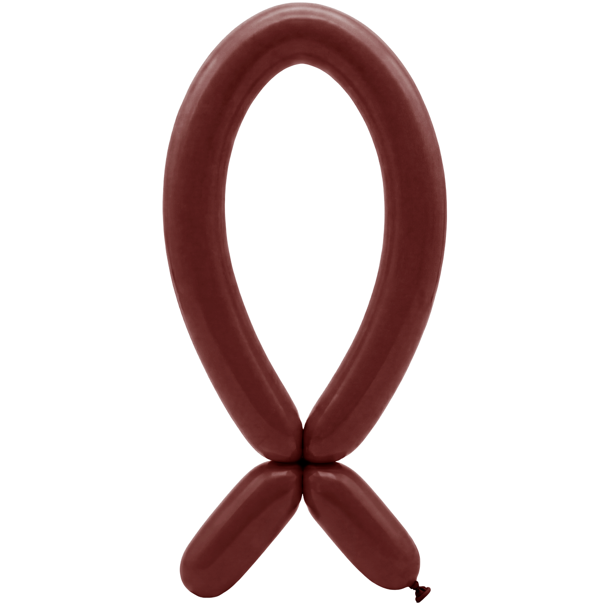 50 Modellierballons – Tülle nach oben – 5x152cm – Merlot