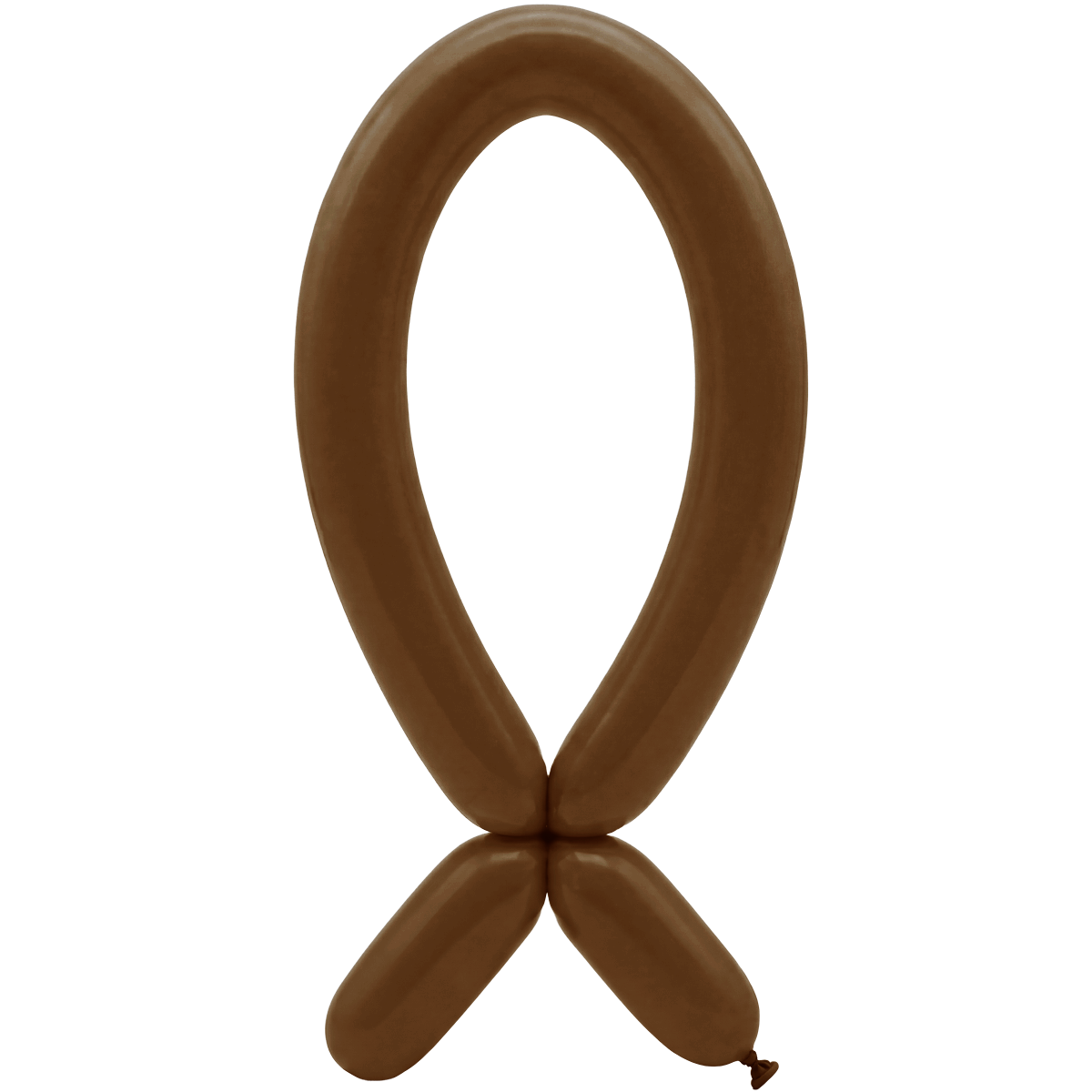 50 Ballons à sculpter – Buse vers le haut – 5x152cm – Café