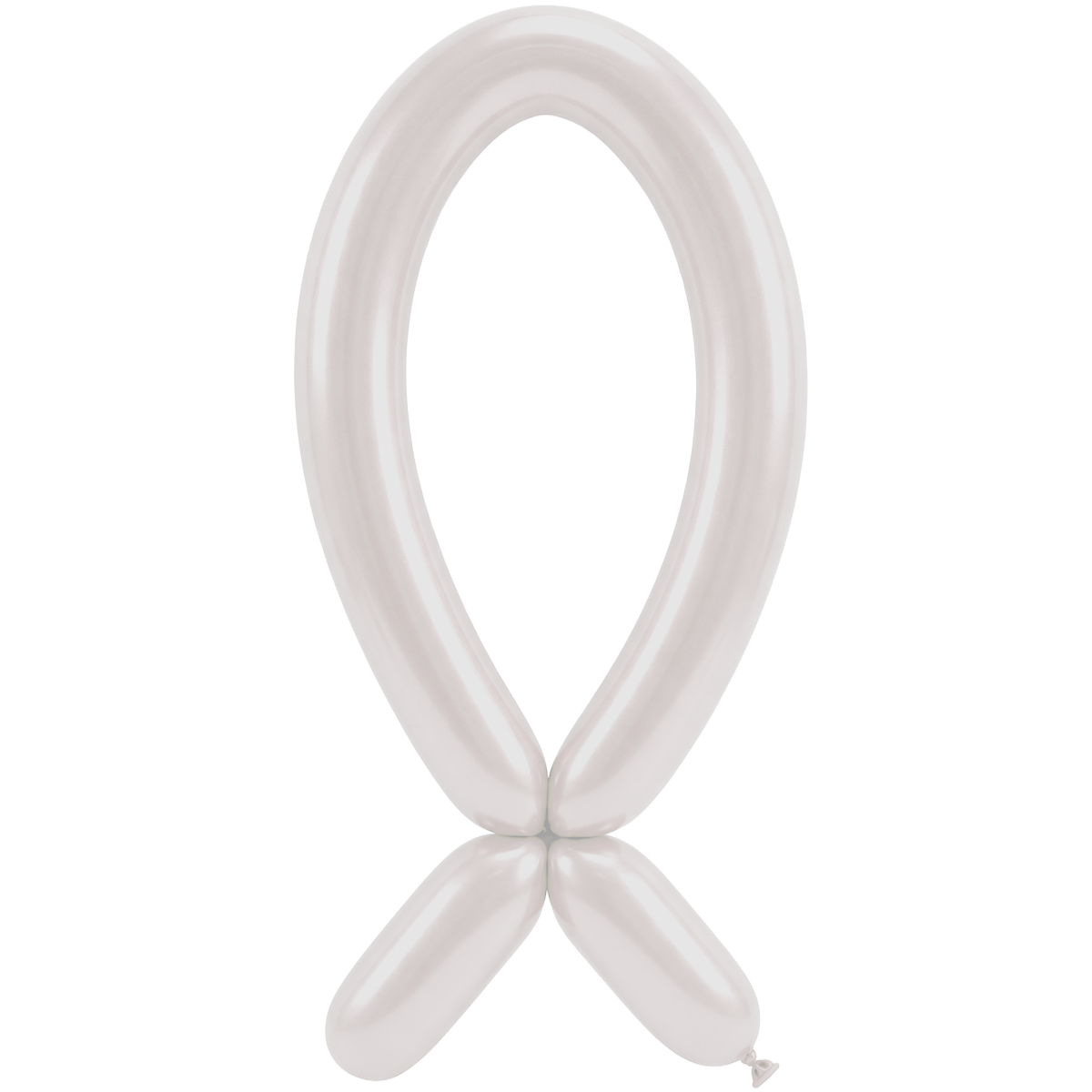 50 Modellierballons - Tuit omhoog - 5x152cm - Parel Parel
