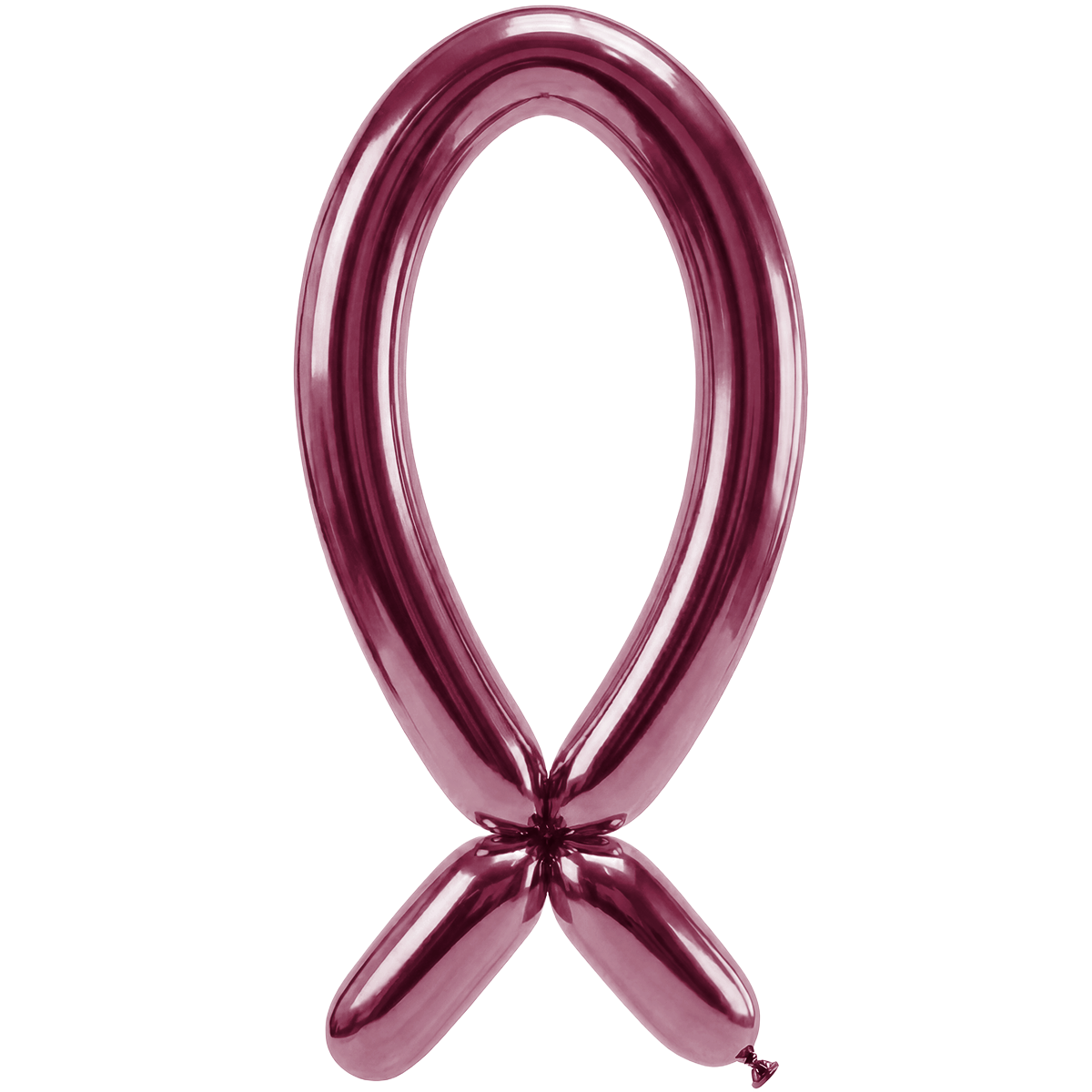 50 modelleerballonnen – mondopening boven – 5x152cm – Reflex Fuchsia