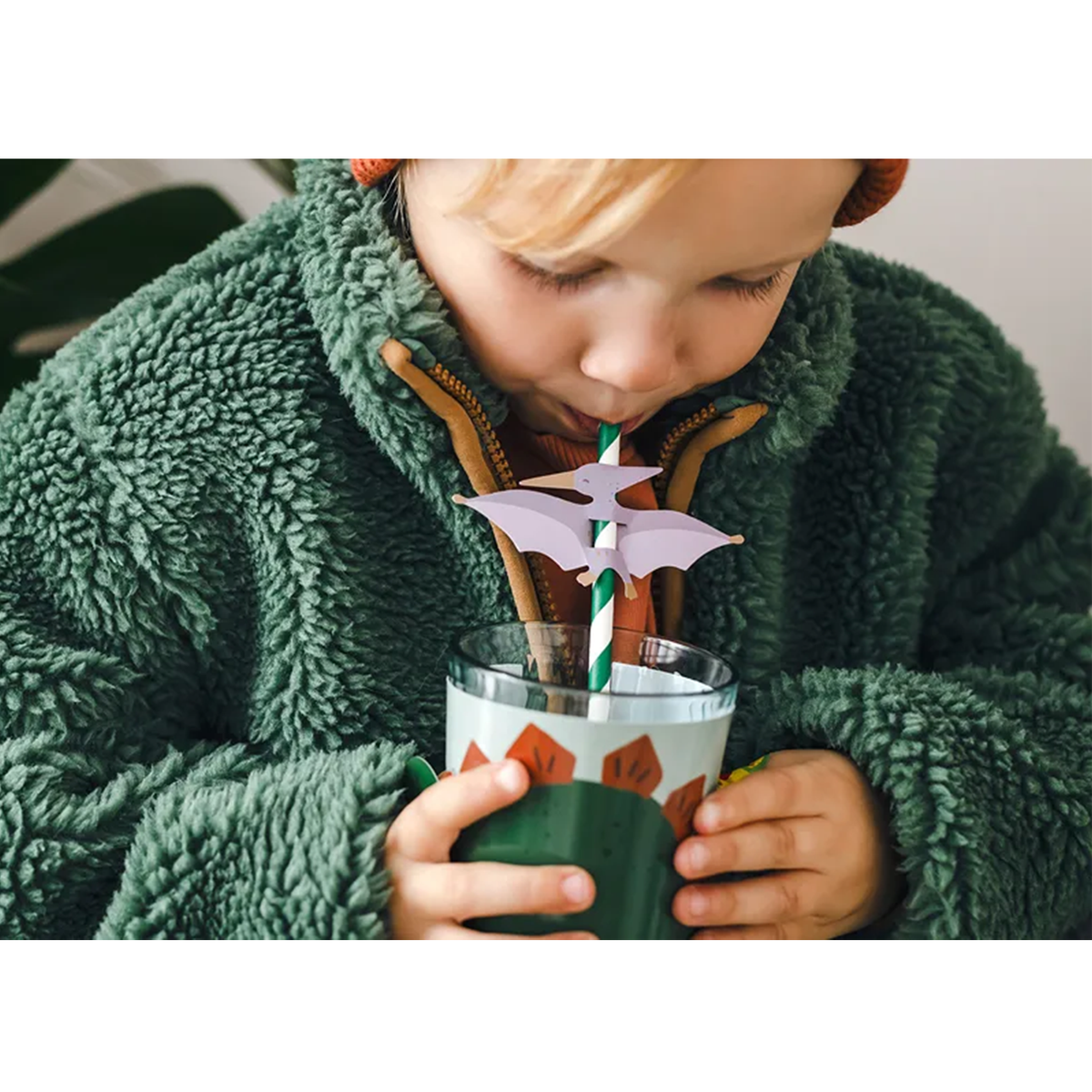 6 manchons de tasse - Dinosaure