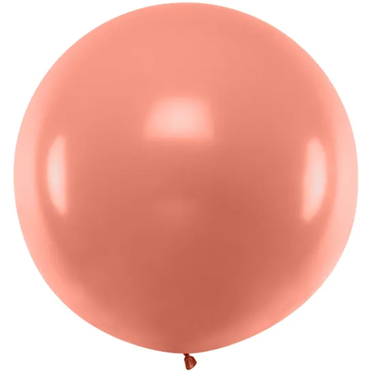 1 Reuzenballon - Ø 1m - Metallic - Roségoud