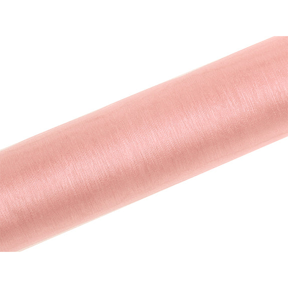 1 tissu organza - 16cm - Blush