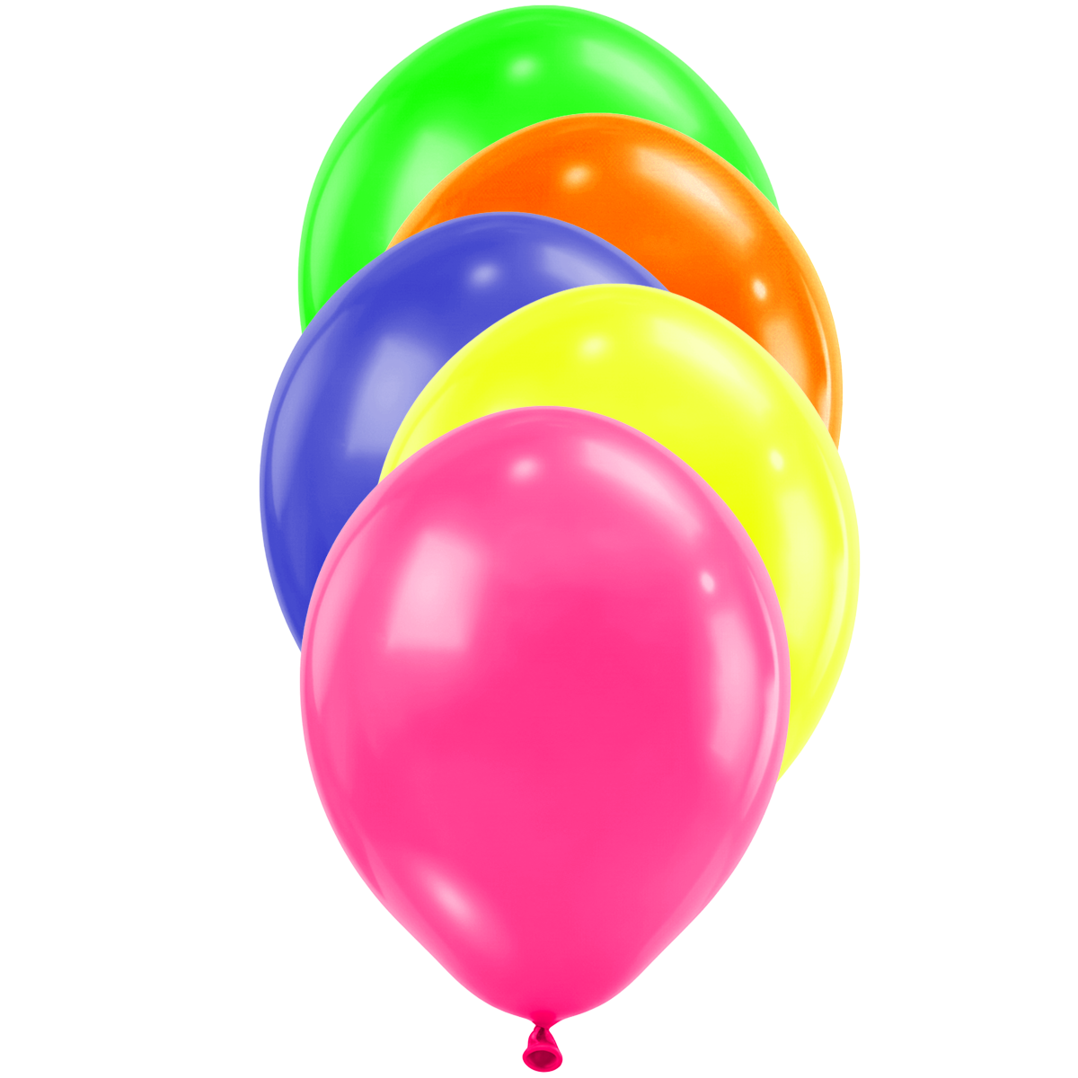 50 Ballons - Ø30 cm - Néon Assortis