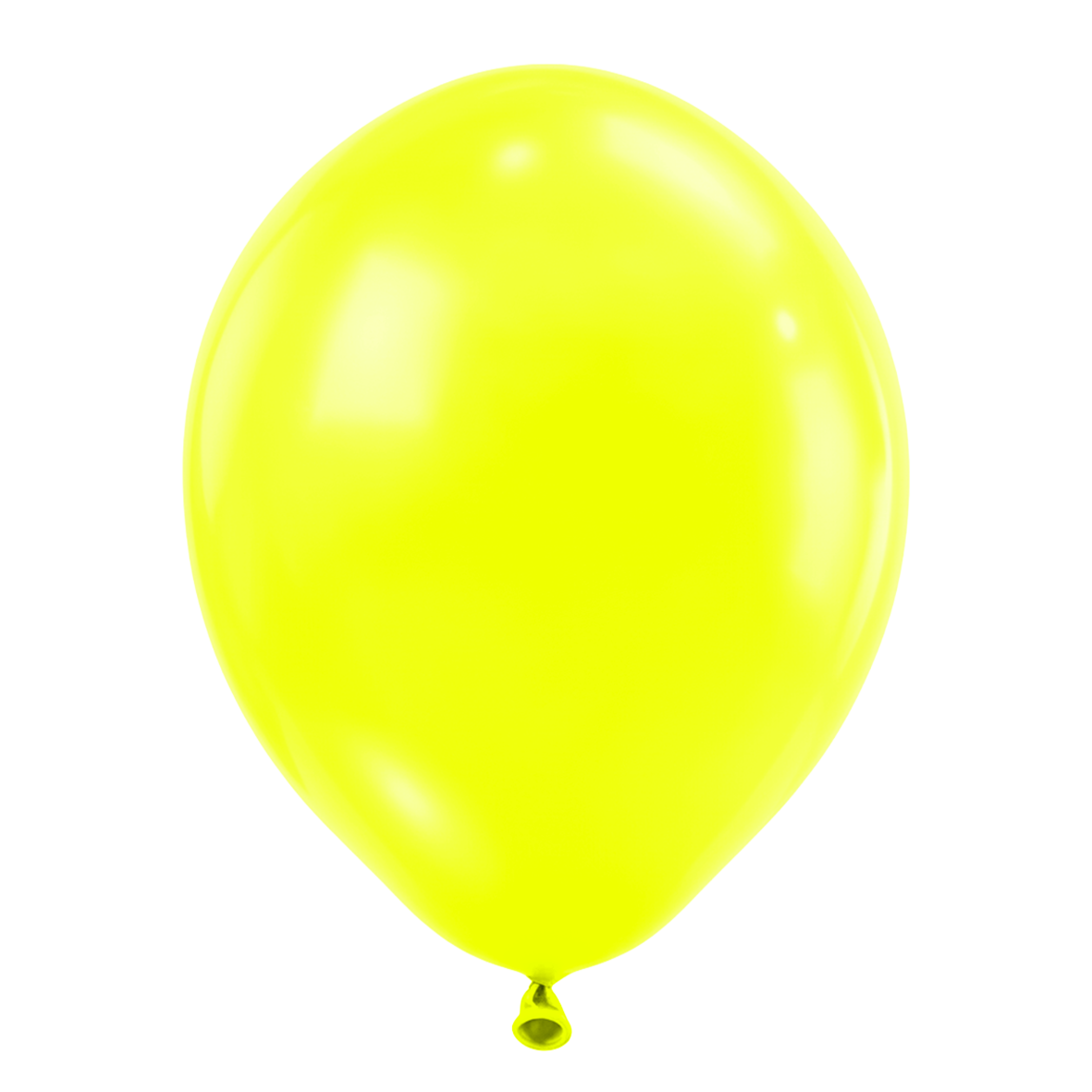 25 ballons de baudruche - Ø46 cm - Jaune fluo