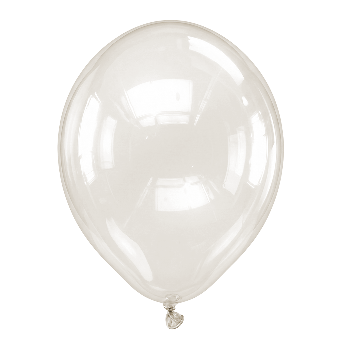 25 ballons - Ø46 cm - Cristal transparent