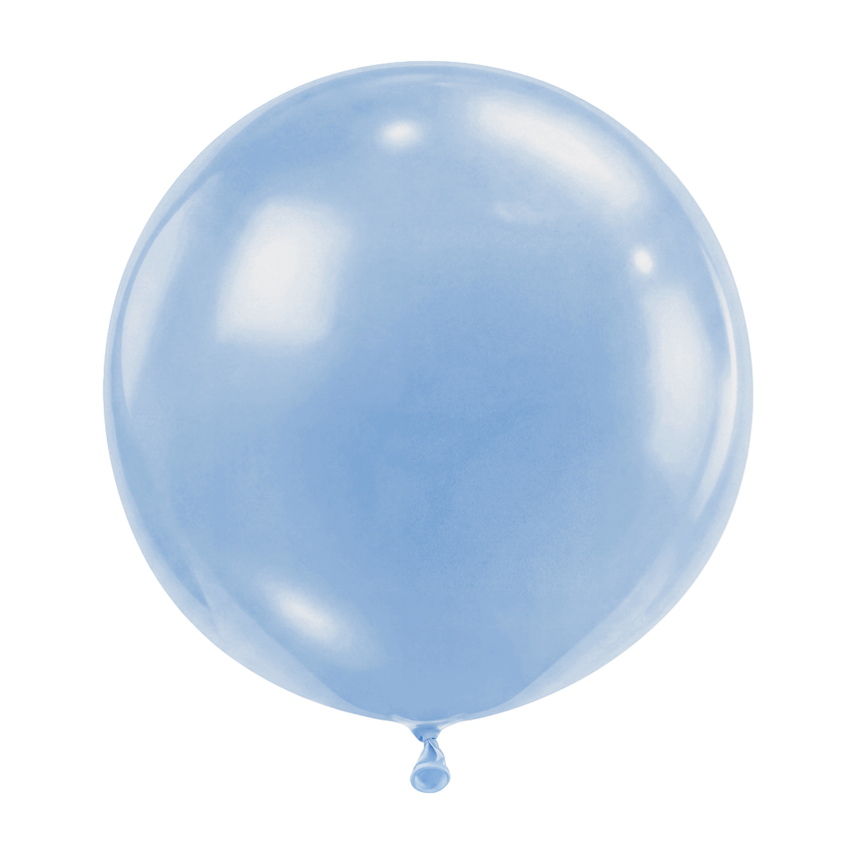 3 ballons - Ø61 cm - Bleu pastel mat