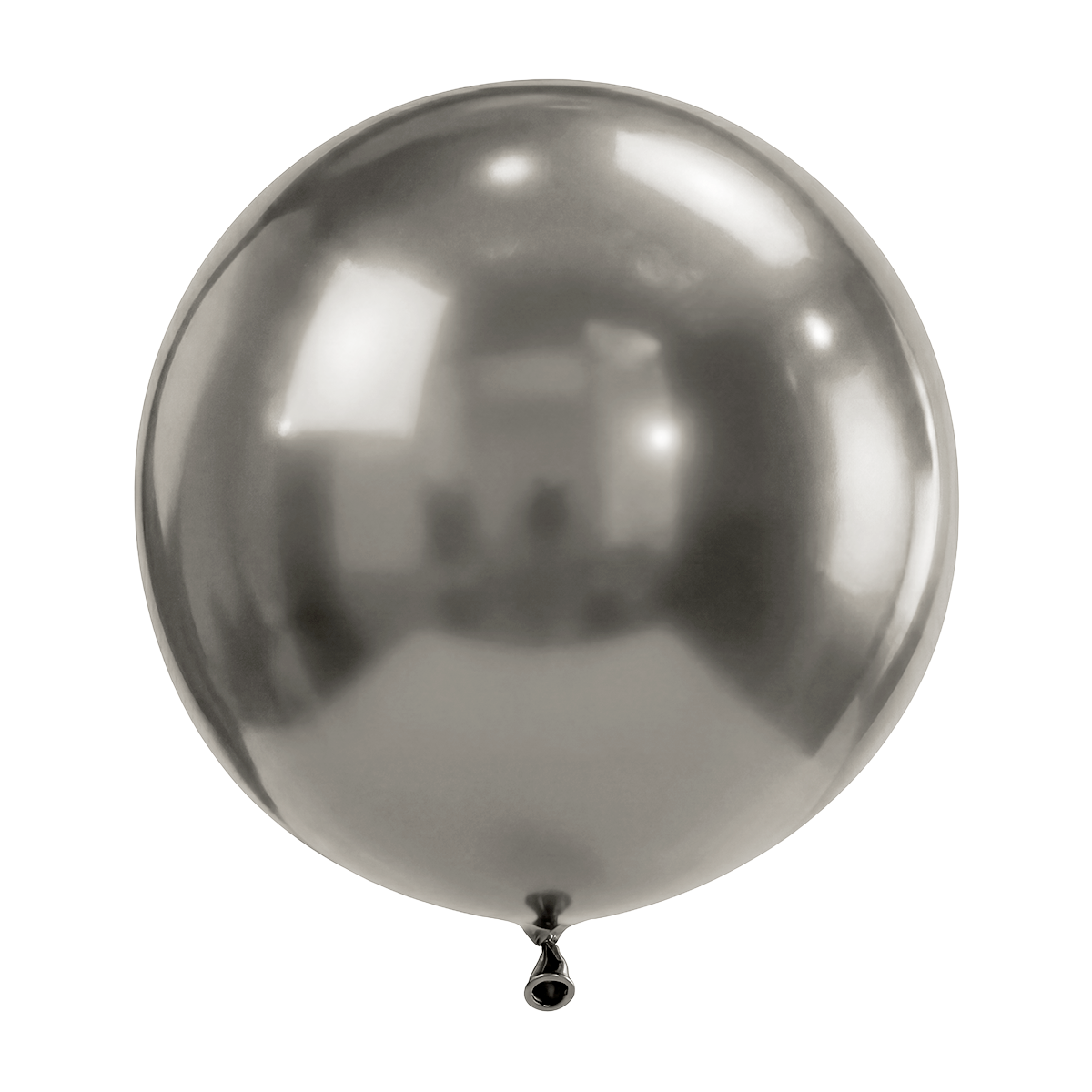 3 ballons de baudruche - Ø61 cm - Réflexion - Argent