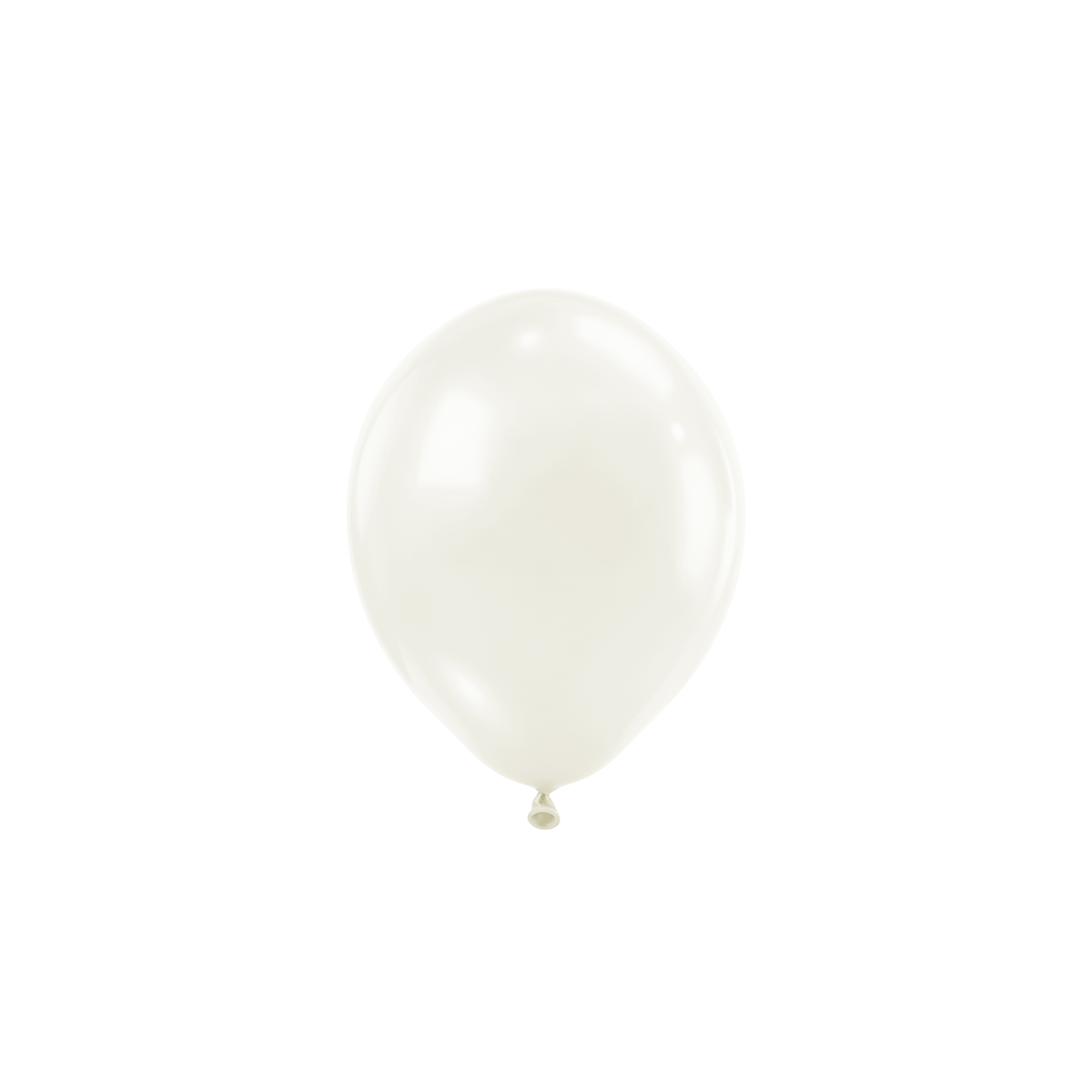 50 Ballons - Ø12 cm - Blanc Amande