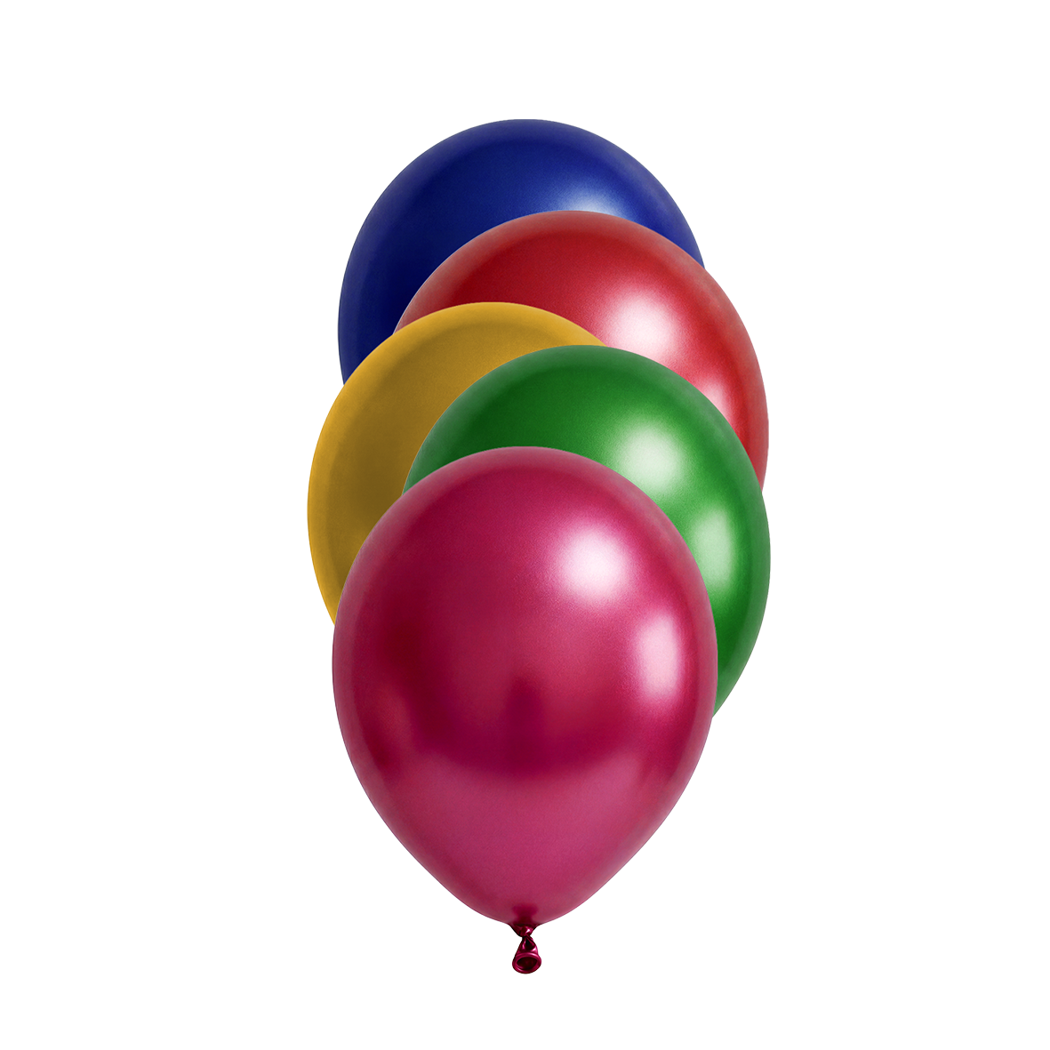 50 ballons - Ø12 cm - Métallisé Assorti