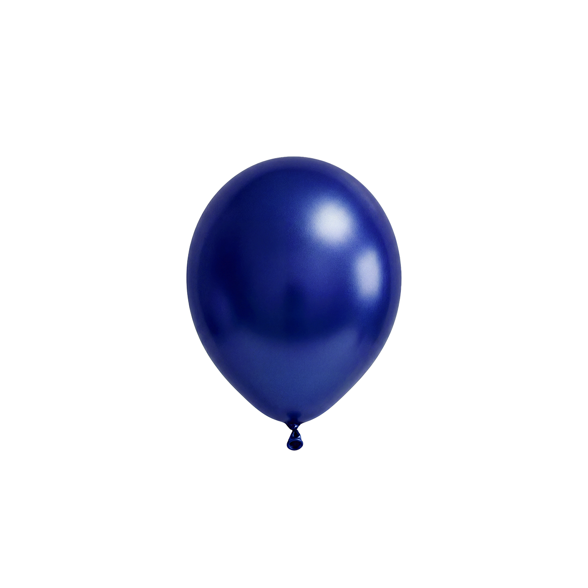 50 ballons de baudruche - Ø 12 cm - Bleu Métallisé