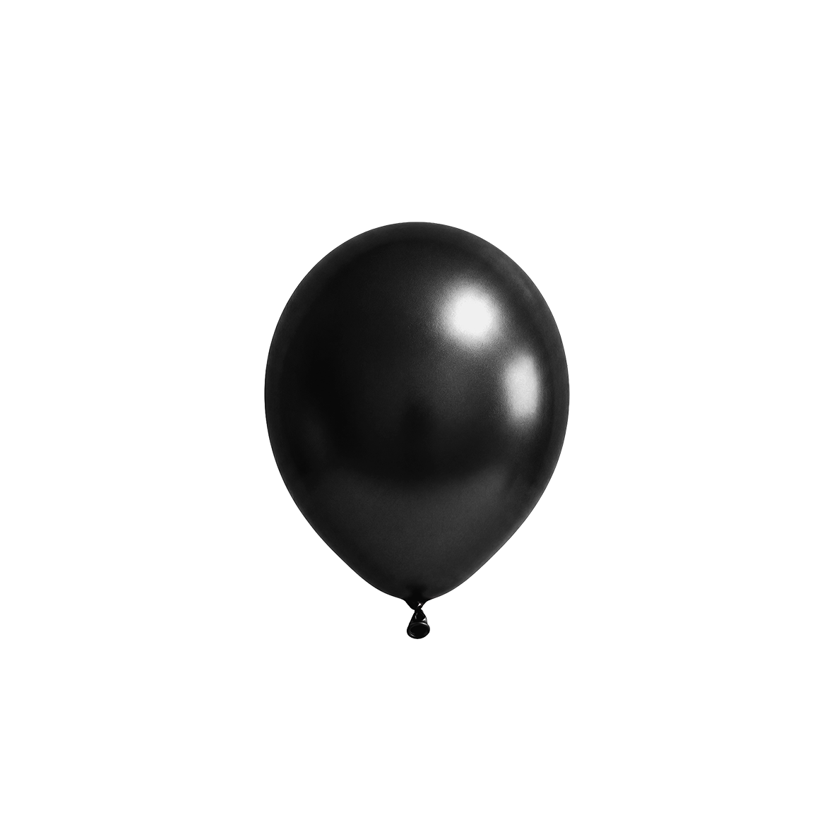 50 ballons - Ø 12 cm - Noir métallisé