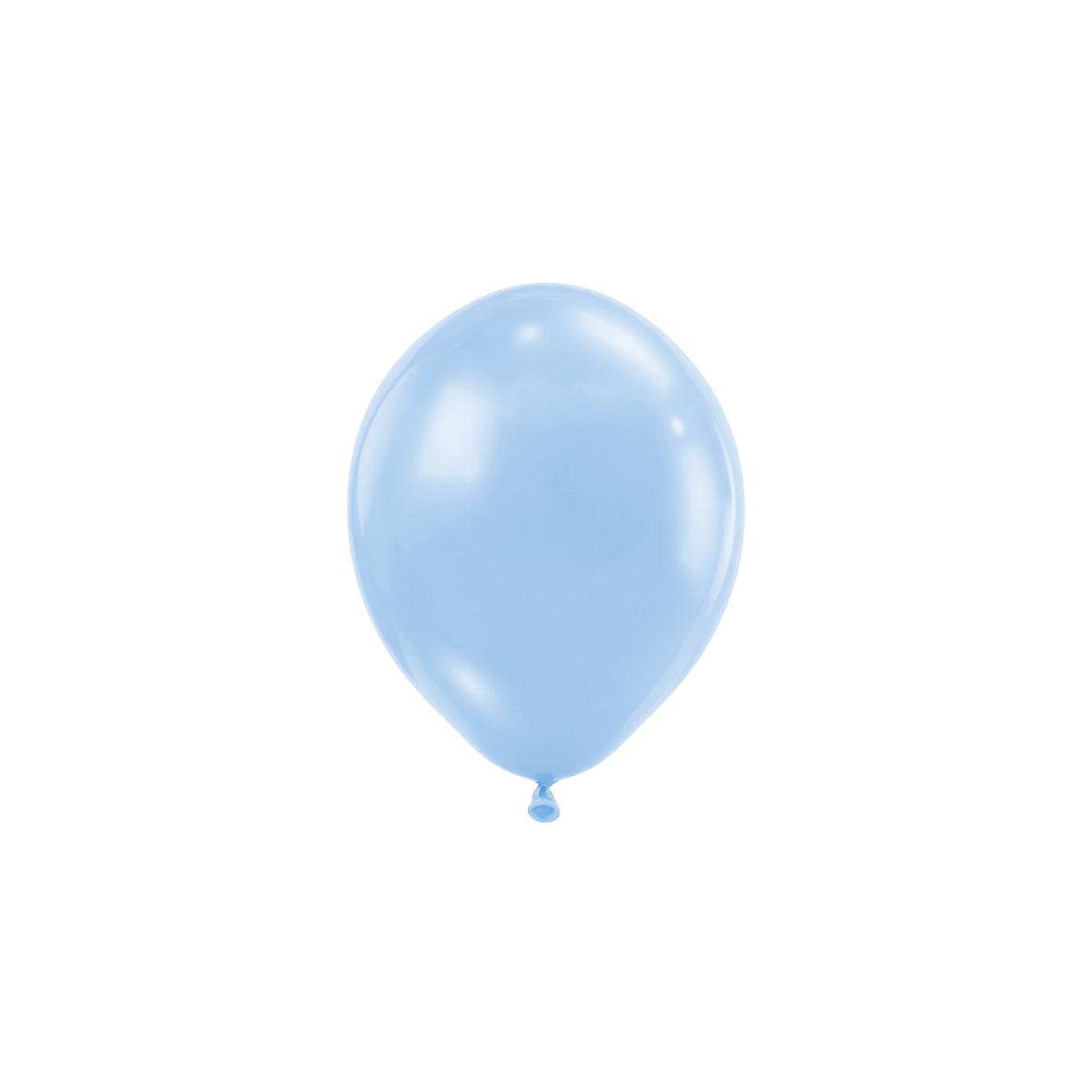 50 ballons de baudruche - Ø 12 cm - Bleu pastel mat