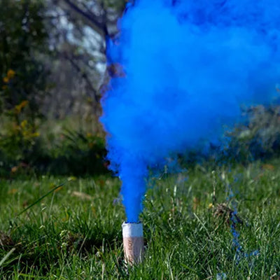 5 Fumigène - C'est un garçon - Bleu