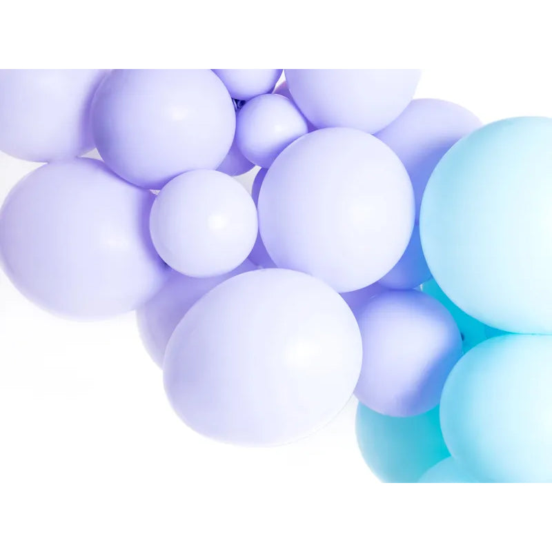 100 Ballonnen - Ø 23cm - Pastel Lichtpaars