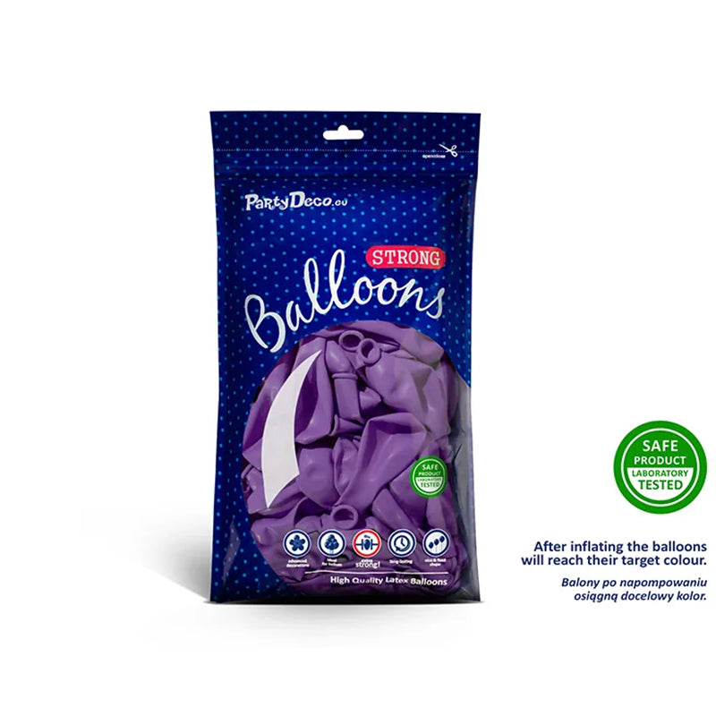 100 ballons – Ø 23cm – Lavande pastel