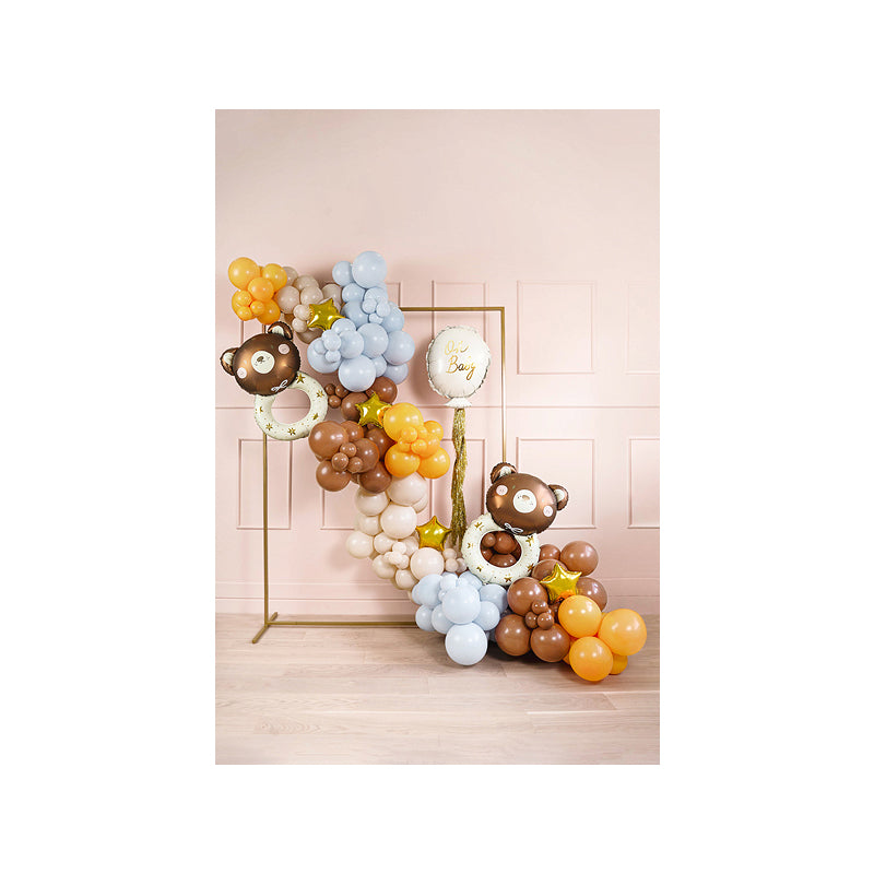 100 ballons de baudruche - Ø 23cm - Pastel Moka