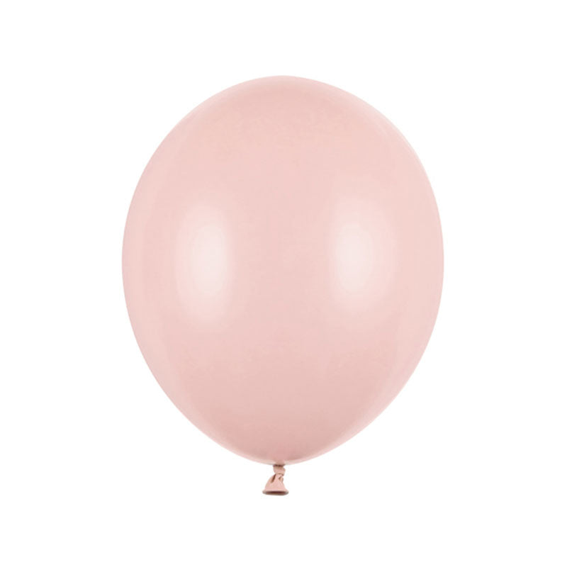 100 ballonnen - Ø 27cm - pastel stofroze