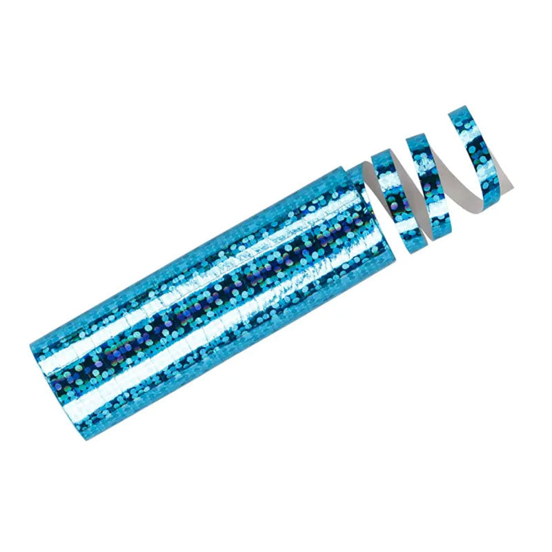 1 Serpentin - Bleu clair holographique