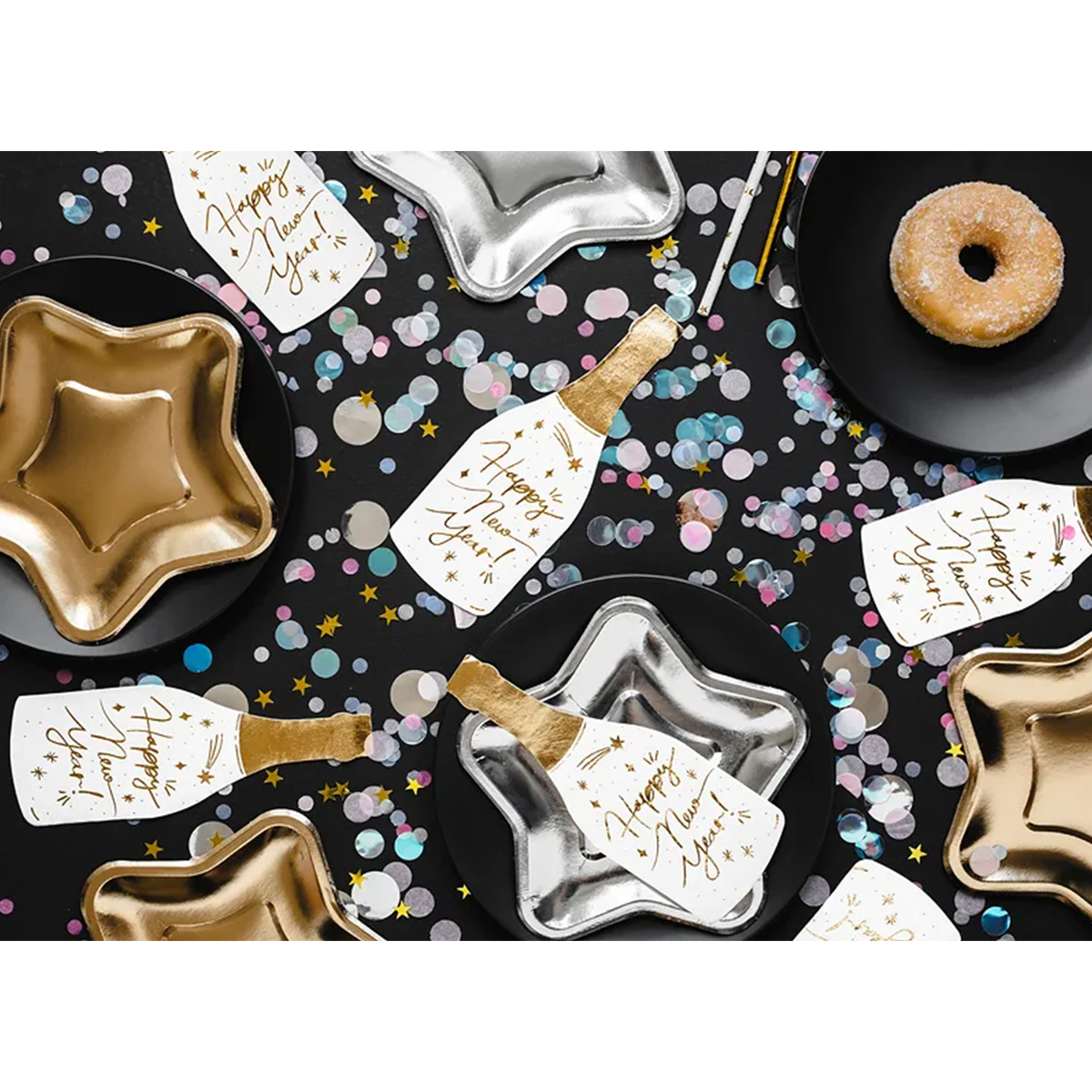 20 serviettes - HNY Champagne