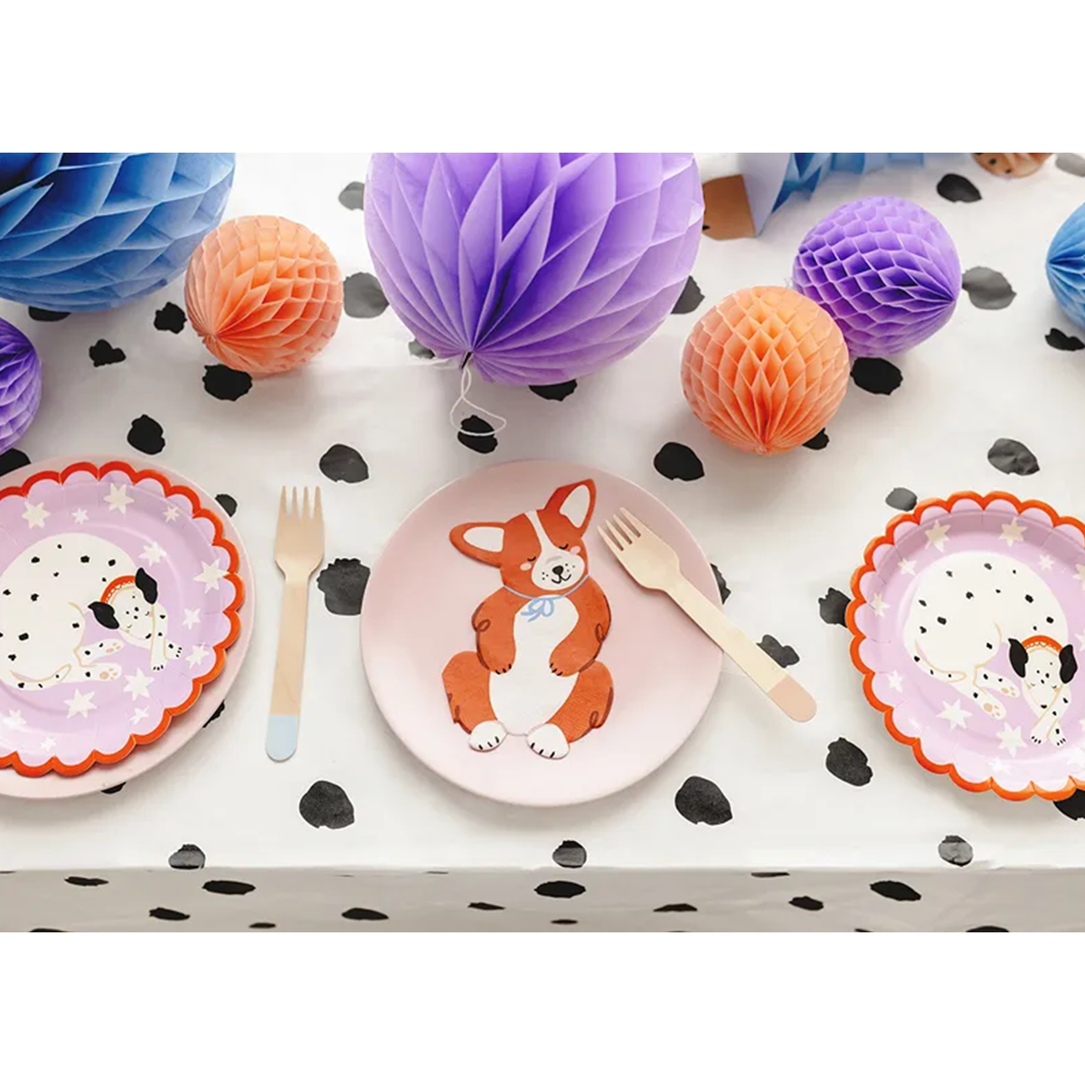 12 serviettes Trend - 15cm - Chien Corgi