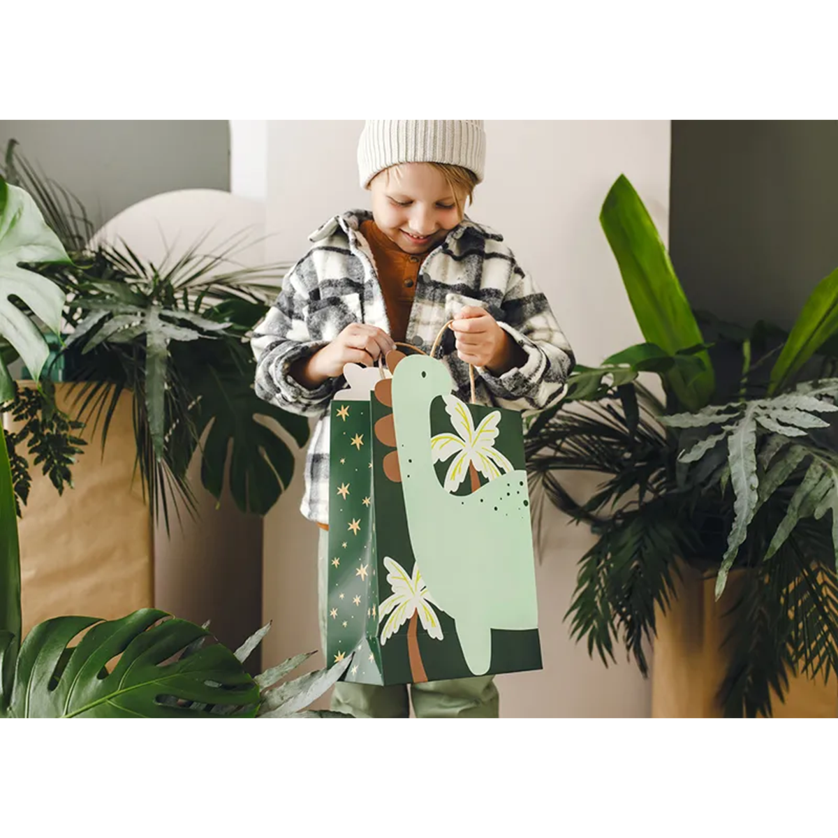 1 cadeautasje - dinosaurus