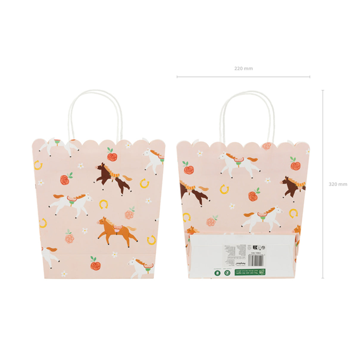 1 sachet cadeau - Chevaux