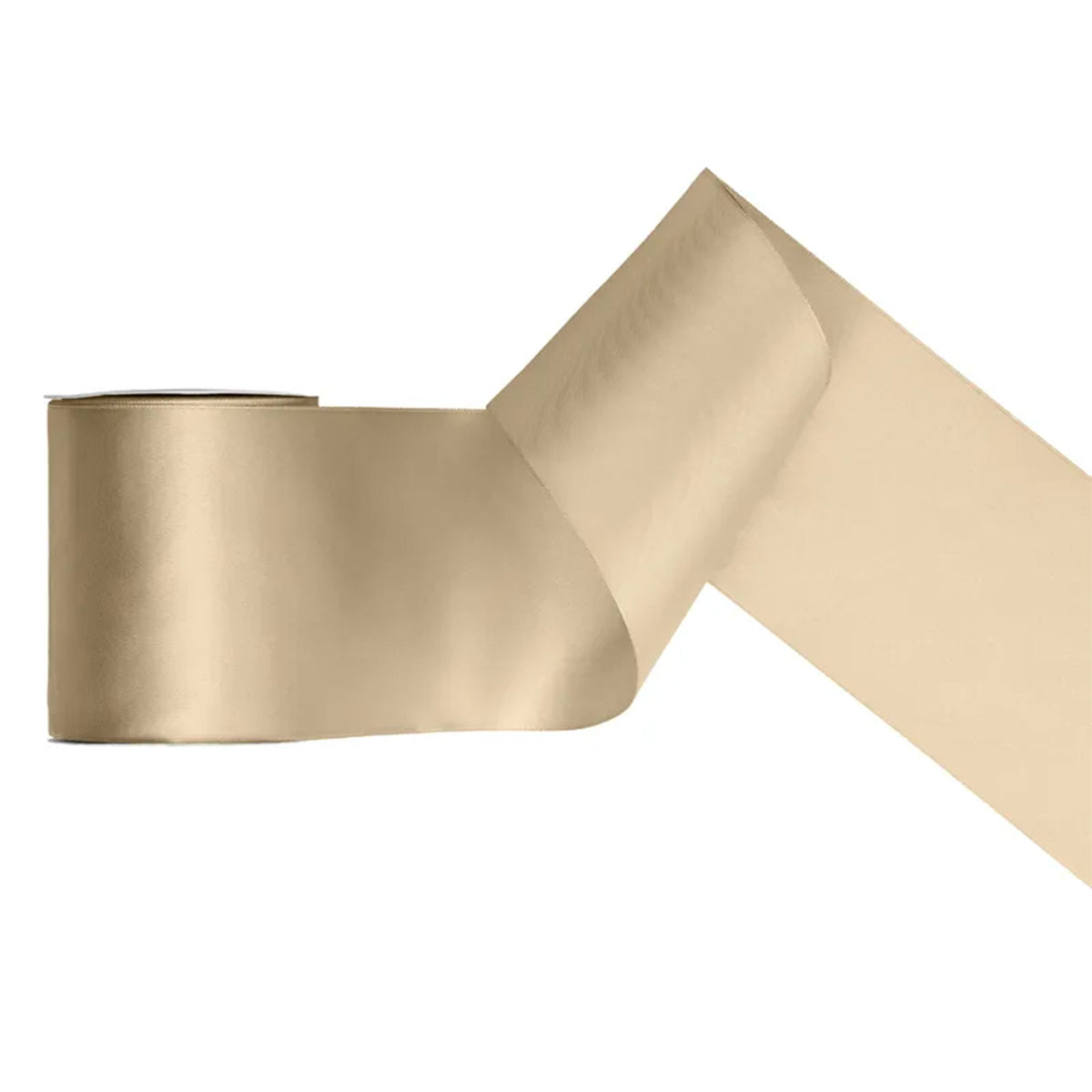 1 ballonlint - satijn - koudgoud - 100mm