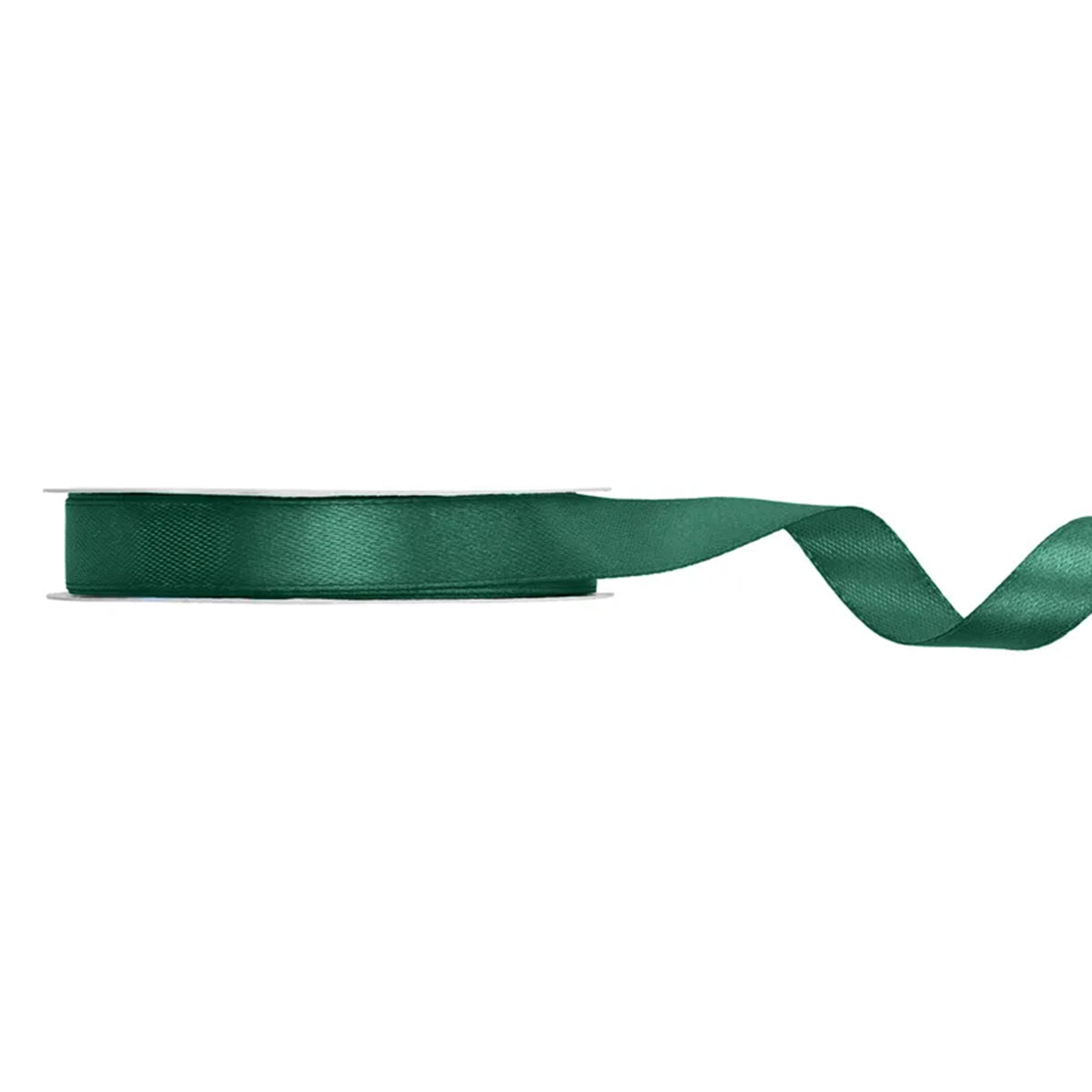 1 ruban de ballon - satin - vert bouteille - 12mm