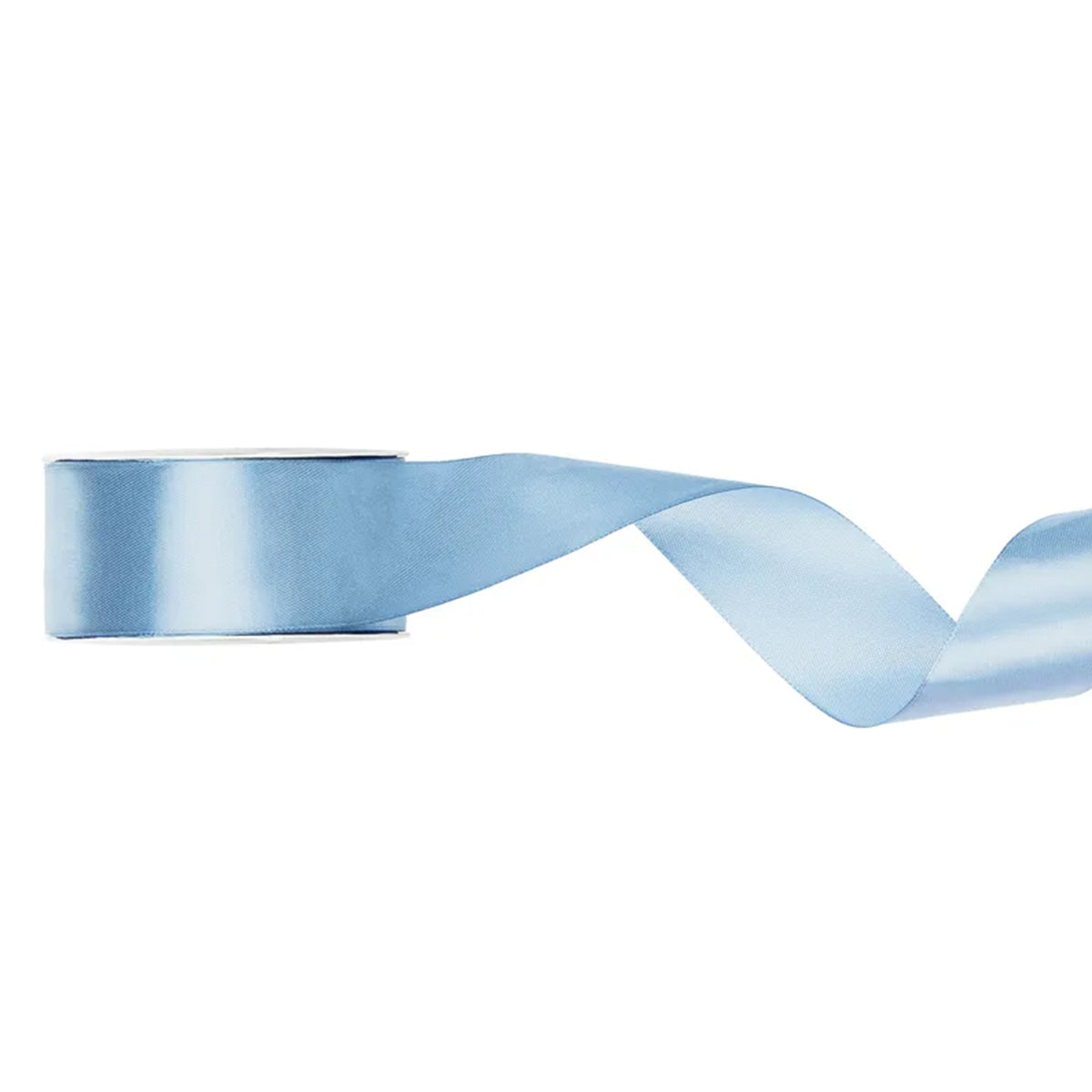 1 ruban de ballon - satin - bleu clair - 25mm