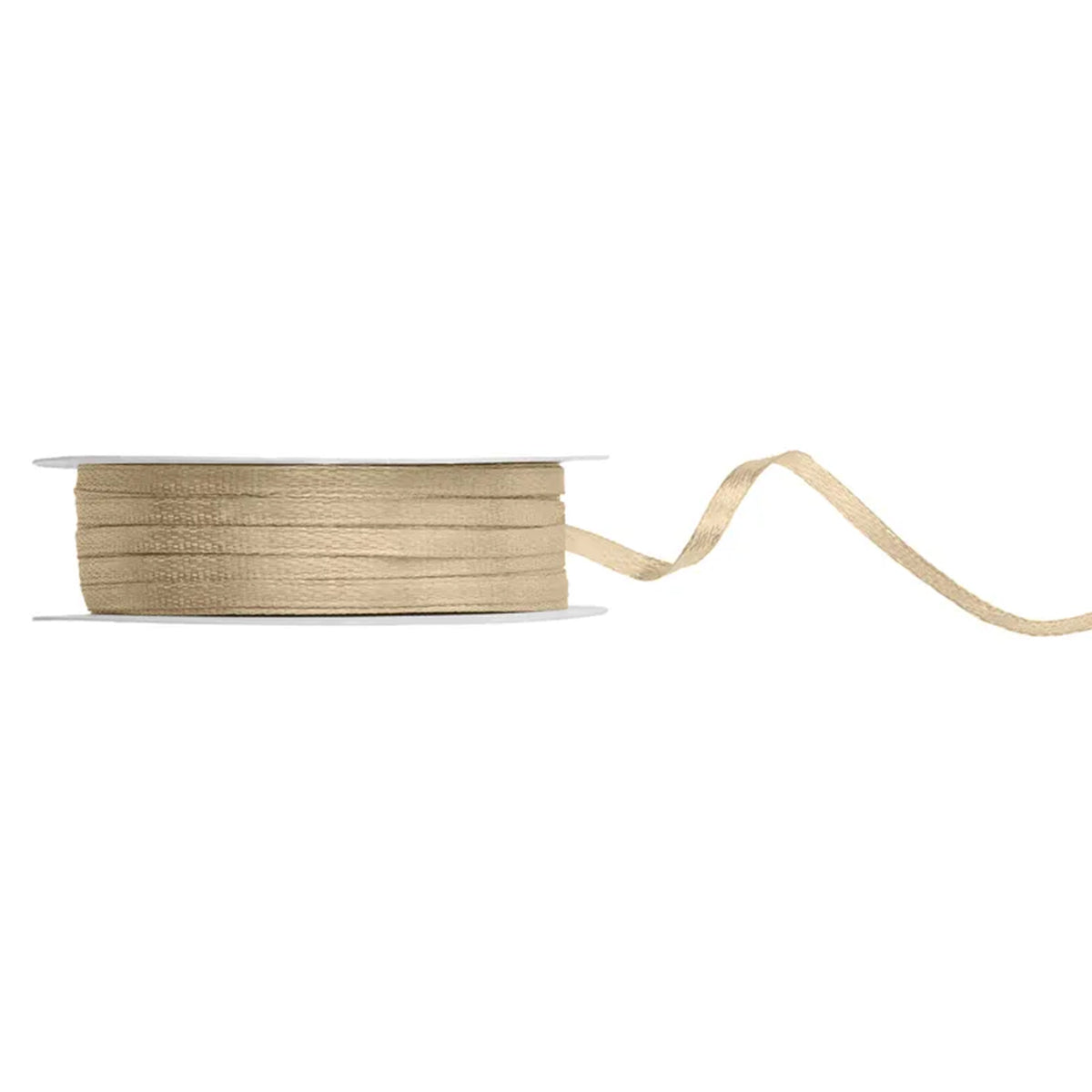 1 ruban pour ballon - Satin - Or froid - 3mm