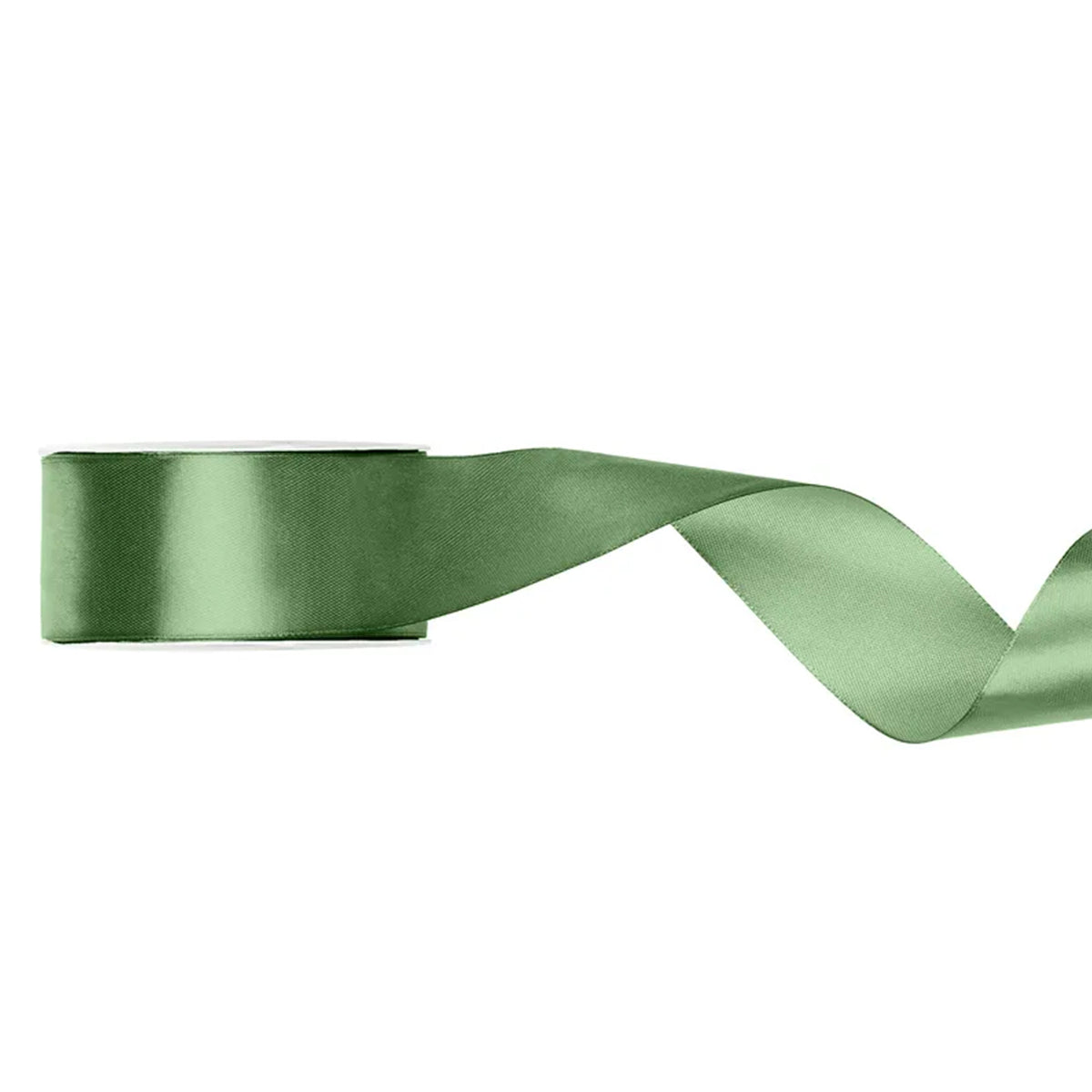 1 ruban de ballon - satin - sauge - 38mm