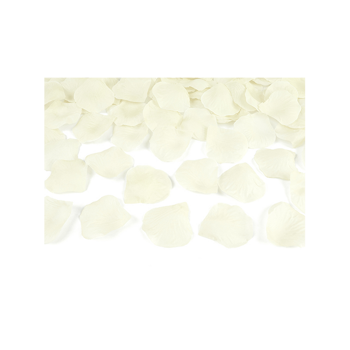 1 Confettikanon - 40cm - Rozenblaadjes - Crème