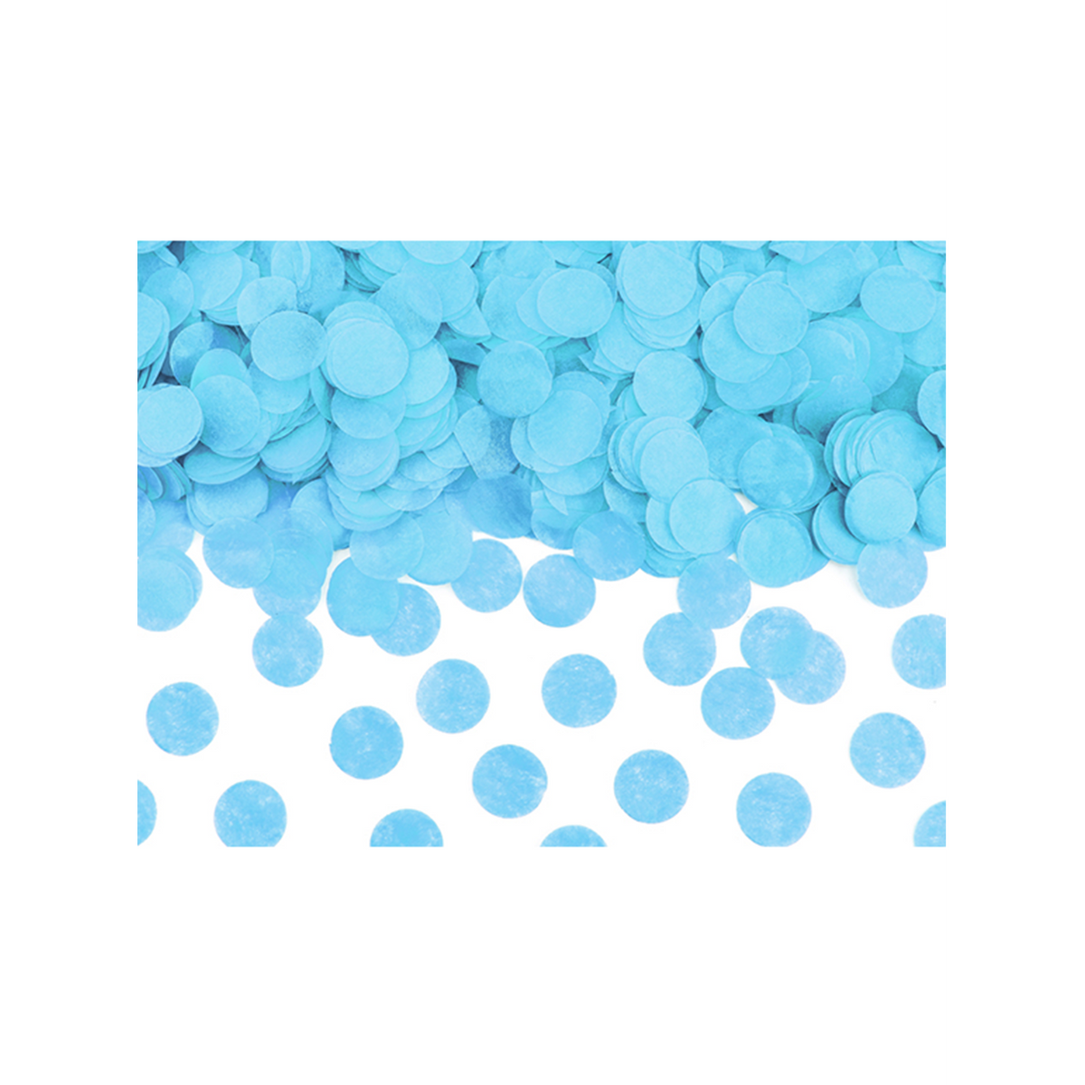 1 canon à confettis XL - 60cm - Ready to Pop - Bleu clair