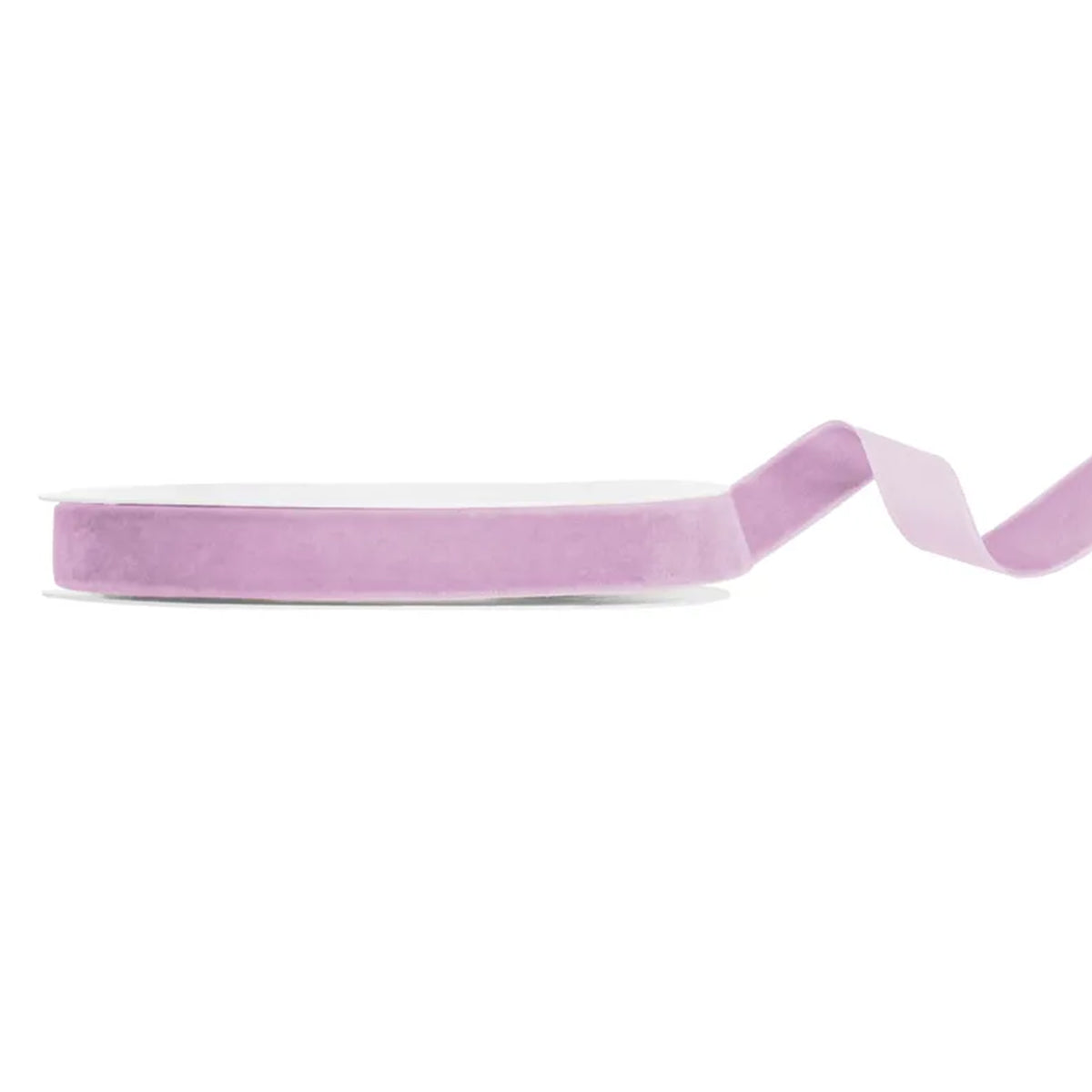 1 ruban ballon - velours - lavande - 15 mm