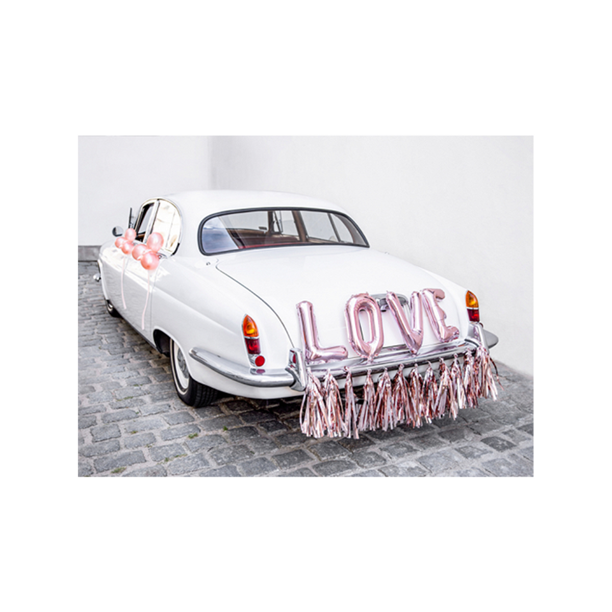 1 Autodecoratieset - Love - Roségoud