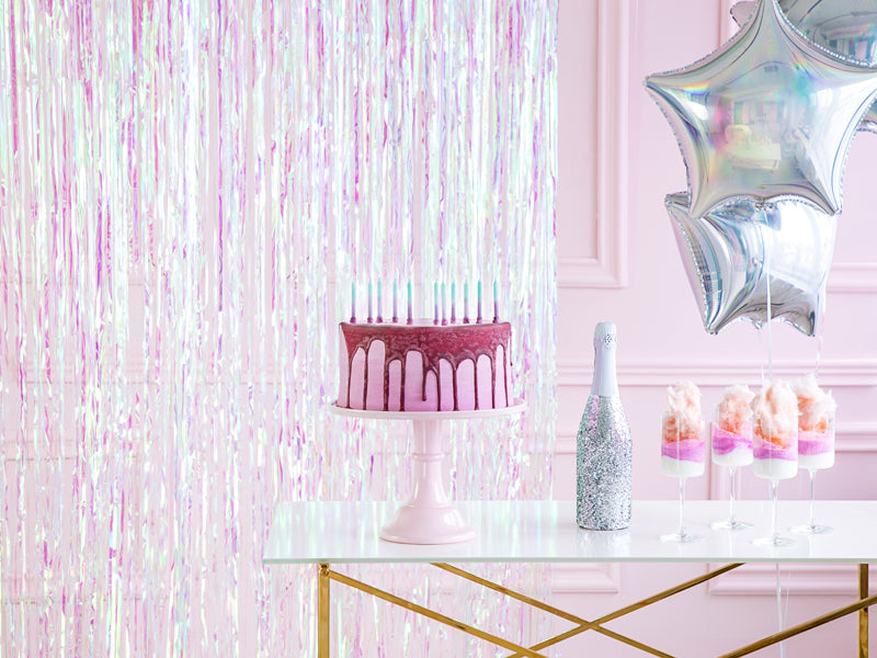 1 rideau à paillettes - 2,5 m - Iridescent