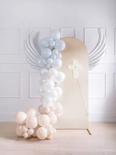 2 ballons - guirlande d'ailes