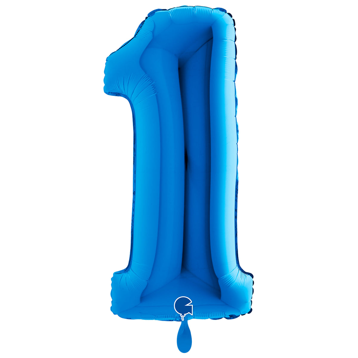 1 Ballon XXL - Chiffre 1 - Bleu