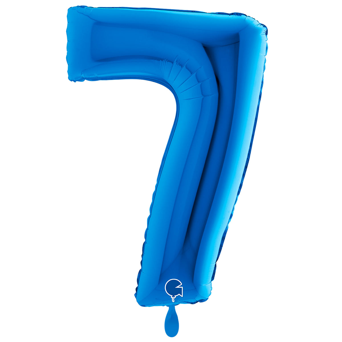1 ballon XXL - Chiffre 7 - Bleu