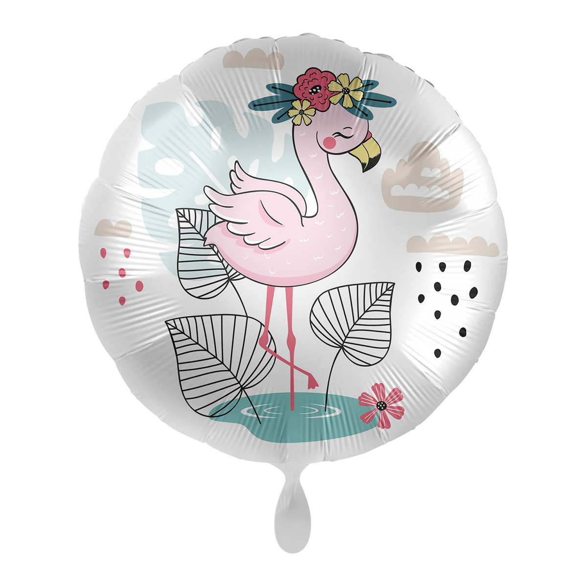 1 Ballon - Jungle Flamingo - UNI