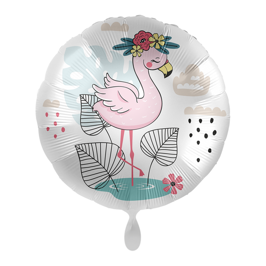 1 Ballon - Flamant Jungle - UNI