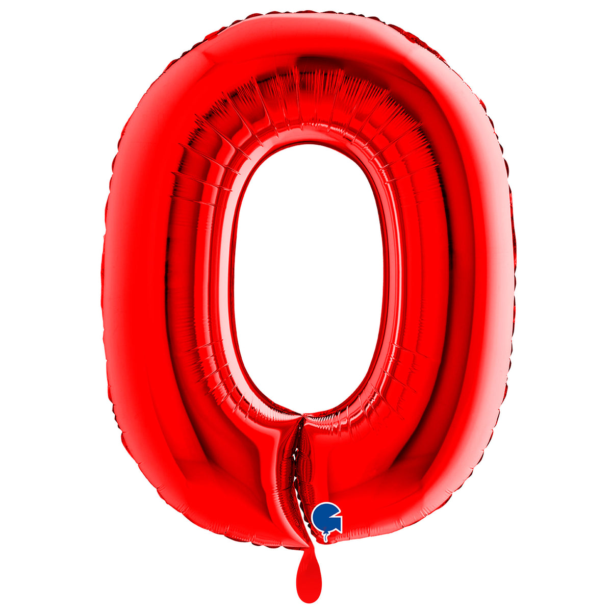 1 Ballon XXL - Chiffre 0 - Rouge
