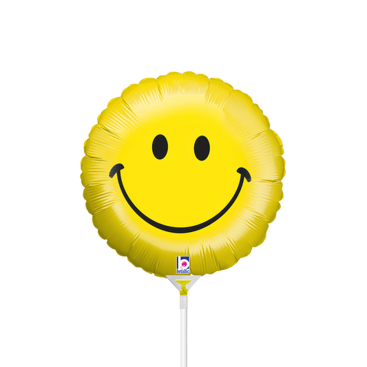10 mini-ballonnen gevuld met lucht - Smiley gezicht (onverpakt)