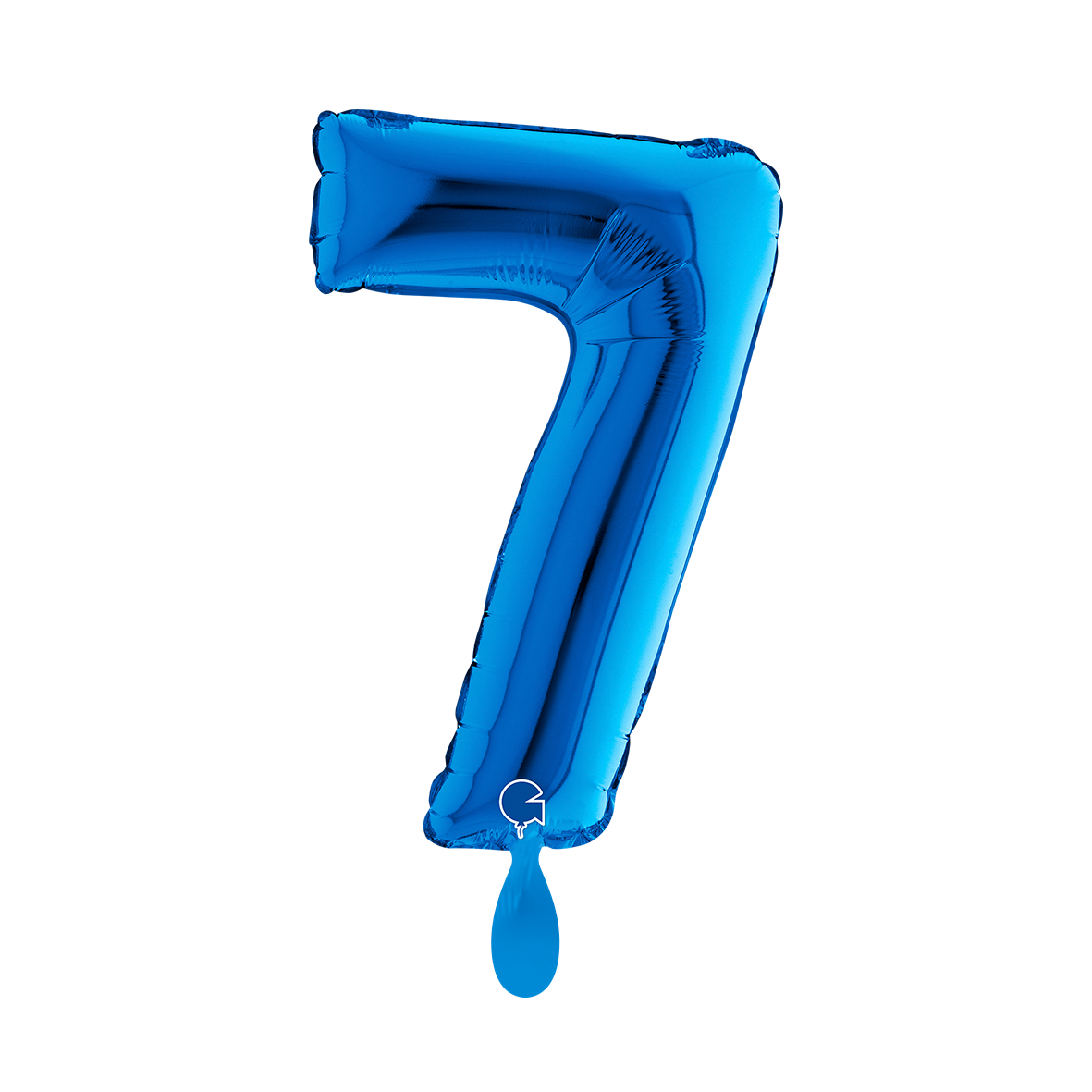 1 Ballon XS - Nummer 7 - Blauw