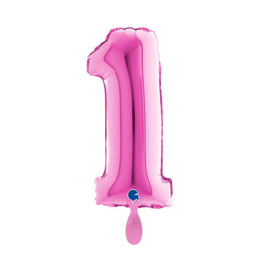 1 Ballon XS - Numéro 1 - Fushia